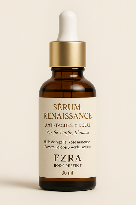 Sérum Visage Renaissance – Anti-Taches & Éclat Naturel | Peaux Noires - EZRA BODY PERFECT