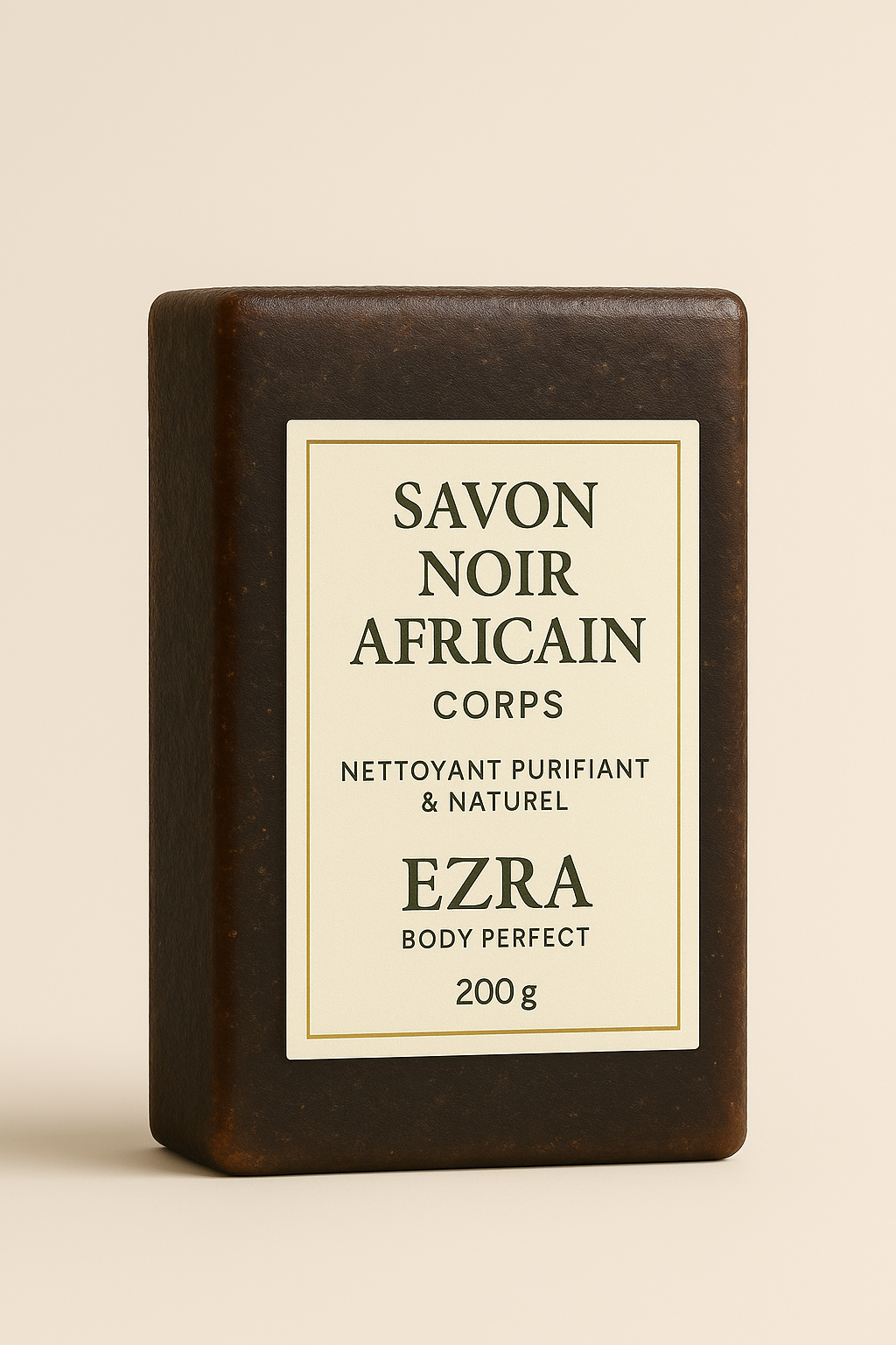 Savon Noir Africain Corps – Nettoyant Purifiant & Naturel - EZRA BODY PERFECT
